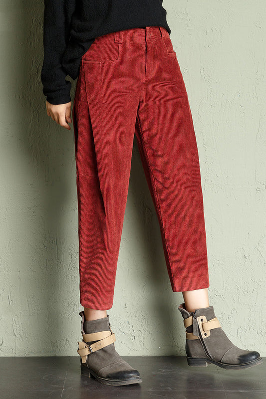 Autumn Casual Loose Corduroy Pants C2961