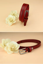 Load image into Gallery viewer, Simple fashion red belt for women J062
