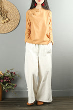 Load image into Gallery viewer, Cotton Wide Leg Loose Large Size Long Pant C2876
