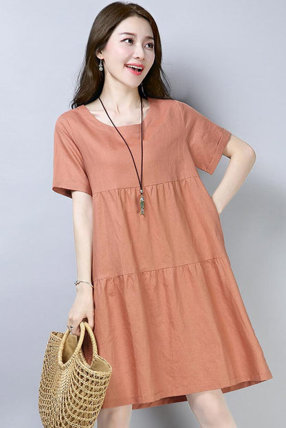 loose linen dress