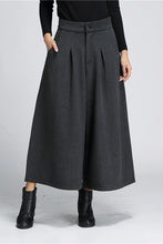 Load image into Gallery viewer, Autumn Winter Wide Leg Wool Pants C3049
