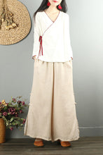Load image into Gallery viewer, Soft Casual Loose Large Size Cotton Linen Pant C2874
