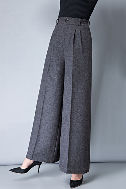 Women Autumn Loose Wool Pants C3048