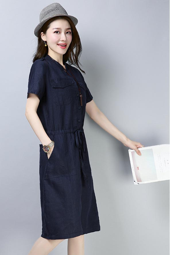 loose linen dress