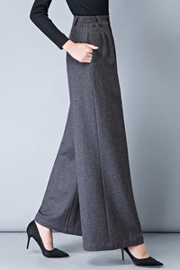 Women Autumn Loose Wool Pants C3048