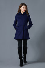 Load image into Gallery viewer, navy blue coat
