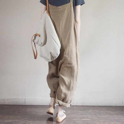 Casual Baggy Overalls Jumpsuit L001#