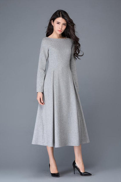 winter wool dress