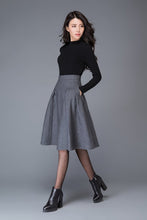 Load image into Gallery viewer, women Wool Skirt
