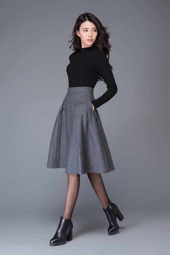 women Wool Skirt