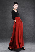 Load image into Gallery viewer, maxi linen skirt
