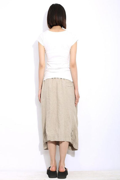 linen skirt