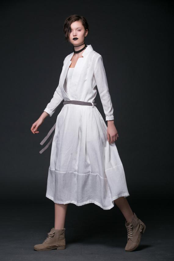 women linen dress