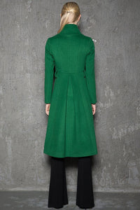 Women Asymmetrical Elegant Wool Coat C713