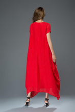 Load image into Gallery viewer, loose-fitting linen dress
