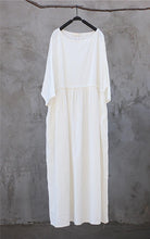 Load image into Gallery viewer, Casual Maxi Cotton Linen Dress C1976
