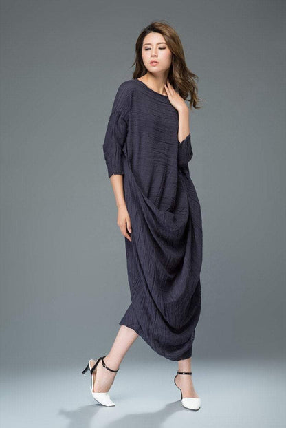 Linen dress, long linen dress, woman dress, maxi dress, long dress, linen dress women, linen summer dress, loose linen dress C929