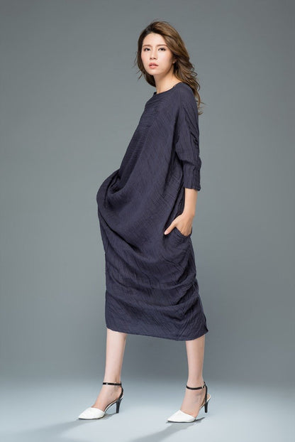 Linen dress, long linen dress, woman dress, maxi dress, long dress, linen dress women, linen summer dress, loose linen dress C929