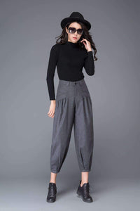 womens's wool pants C999#