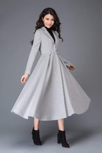 Load image into Gallery viewer, Vintage Inspired Long Wool Princess Coat C996

