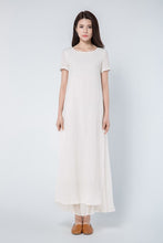 Load image into Gallery viewer, Maxi Linen Loose Casual Long Woman Dress C1101
