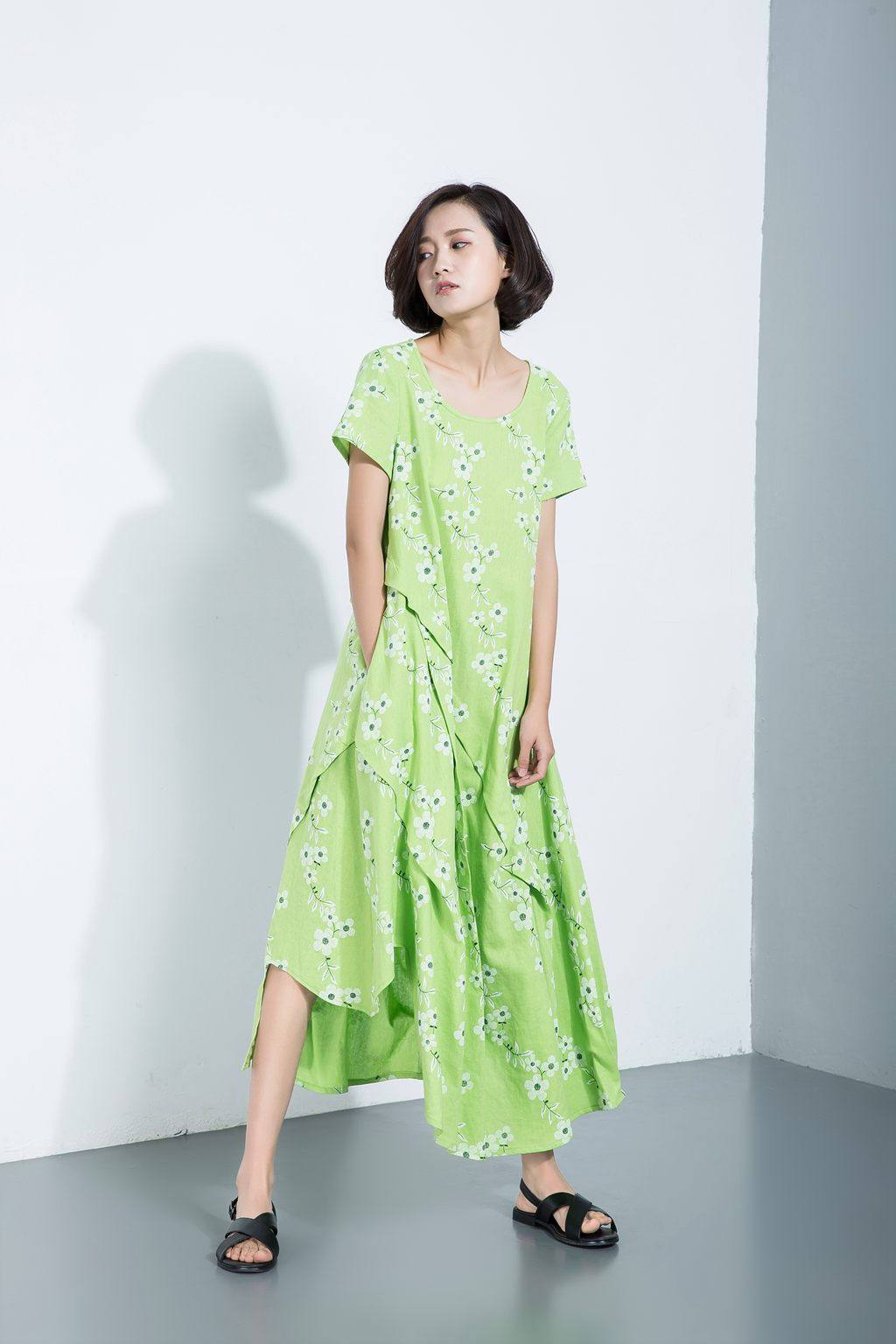 loose linen dress