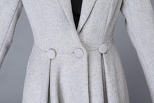 Load image into Gallery viewer, vintage inspired long wool princess coat C996
