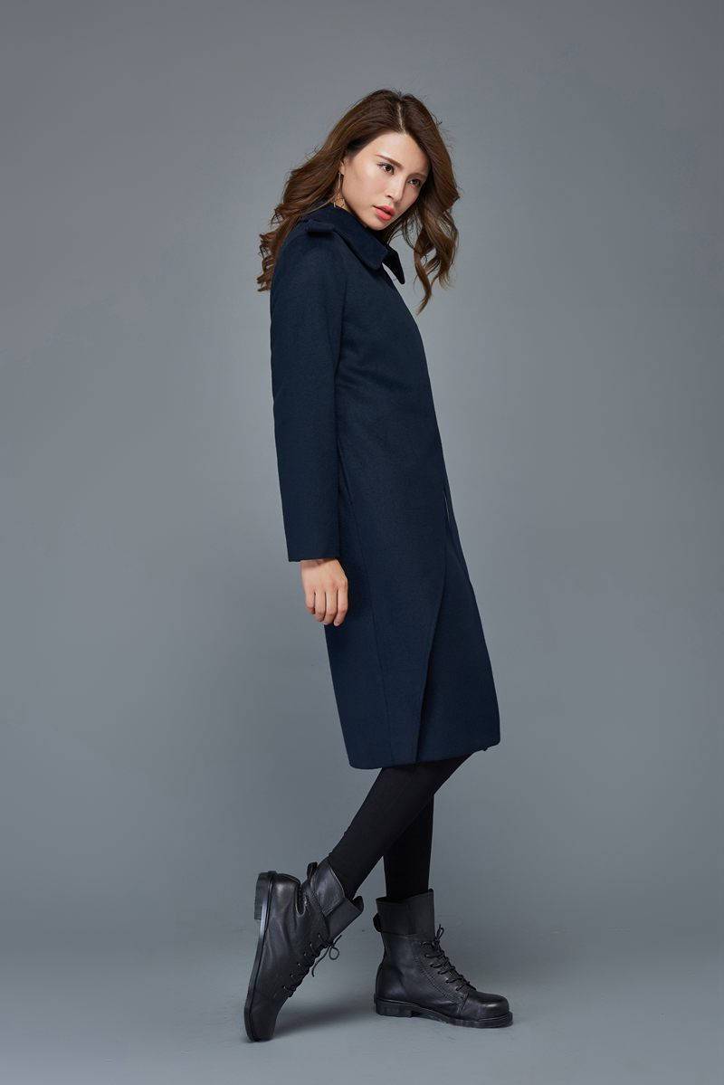 Winter Coats for Women,Reversible Winter Coat,with Detachable Hood,Women  Solid Casual Thicker Winter Jacket Coat Overcoat (Color : Dark Blue, Size :  Medium) : : Clothing, Shoes & Accessories