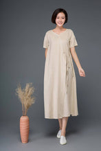 Load image into Gallery viewer, loose linen dress
