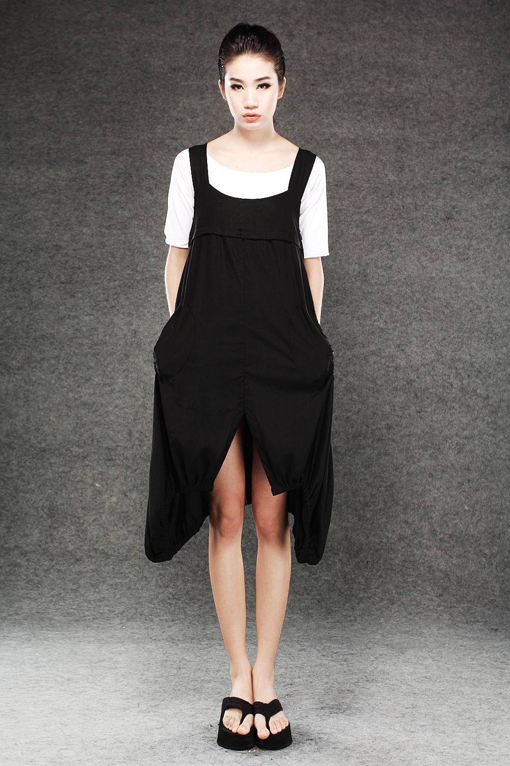 linen overalls