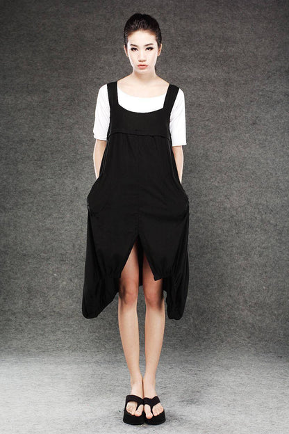 linen overalls
