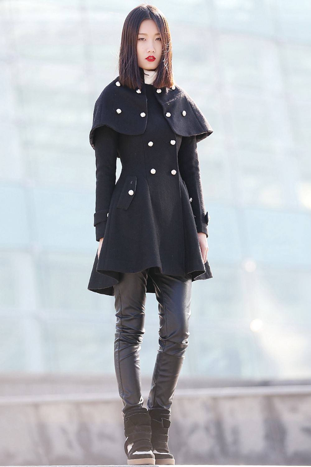 Black coat
