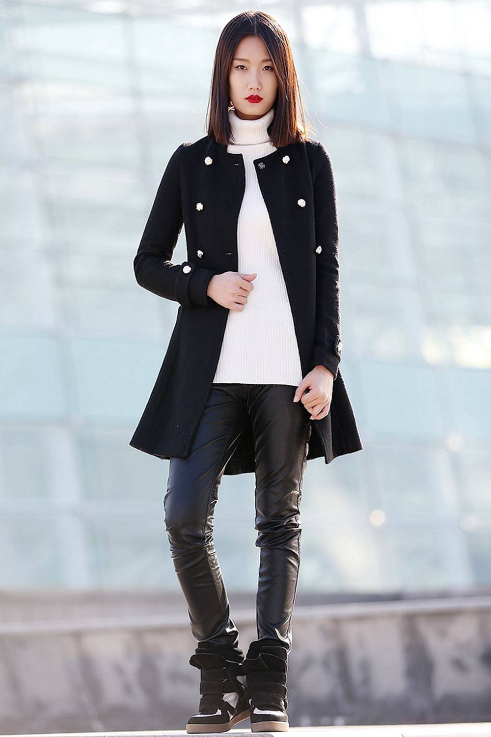 asymmetrical coat