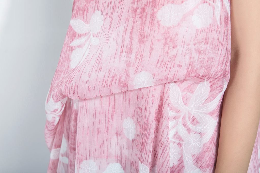 long chiffon dress