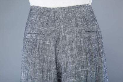 gray linen Wide leg pants, palazzo pants, loose linen pants, high waisted pants, linen pants women, summer linen pants, pants women C1055