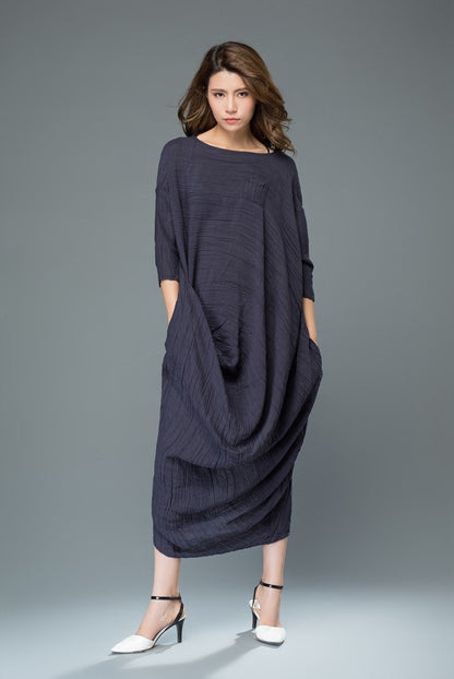 Linen dress, long linen dress, woman dress, maxi dress, long dress, linen dress women, linen summer dress, loose linen dress C929