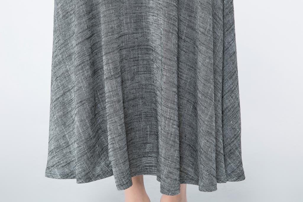 long linen skirt, full length skirt, maxi skirts pockets, maxi skirt, –  Ylistyle