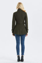 Load image into Gallery viewer, Army green coat, warm coat C1320
