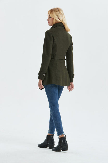 Army green coat, warm coat C1320