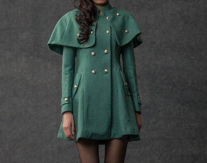 Green coat