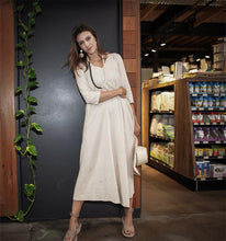 Load image into Gallery viewer, Casual linen maxi dress  C1374
