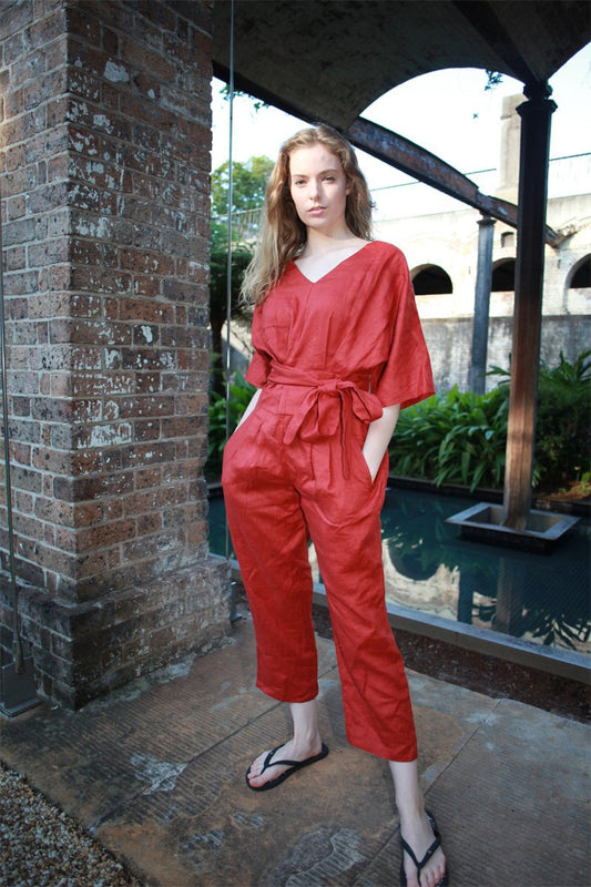 Washed long linen overall, Linen romper, Linen Jumpsuit Women, Oversized Jumpsuit, Linen jumpsuit, Loose linen Jumpsuit C1498