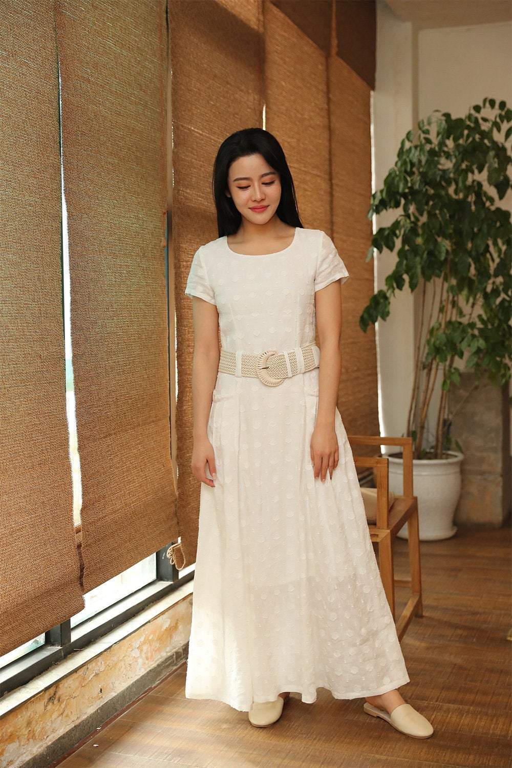 White dress