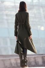 Load image into Gallery viewer, Army Green Modern Coat C183
