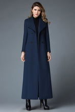 Load image into Gallery viewer, Winter Simple Wool Maxi Coat C1766#
